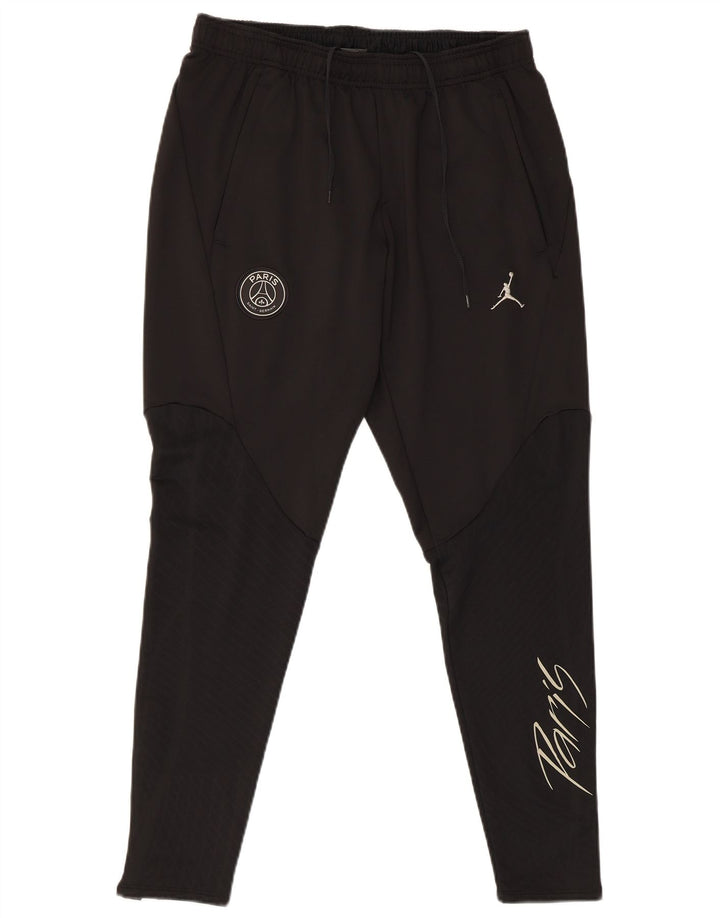 Jordan Pantalon de Survêtement Paris Saint-Germain Slim Fit Homme Noir Moyen