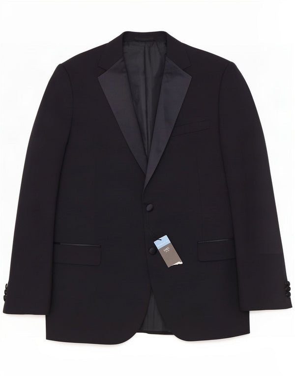 Marks & Spencer Veste blazer longue à 2 boutons pour homme UK 42 XL Bleu marine