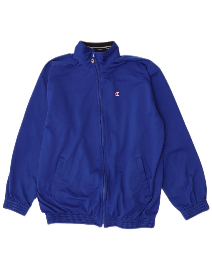 Champion Veste de Survêtement Garçon 13-14 ans Bleu Marine Polyester