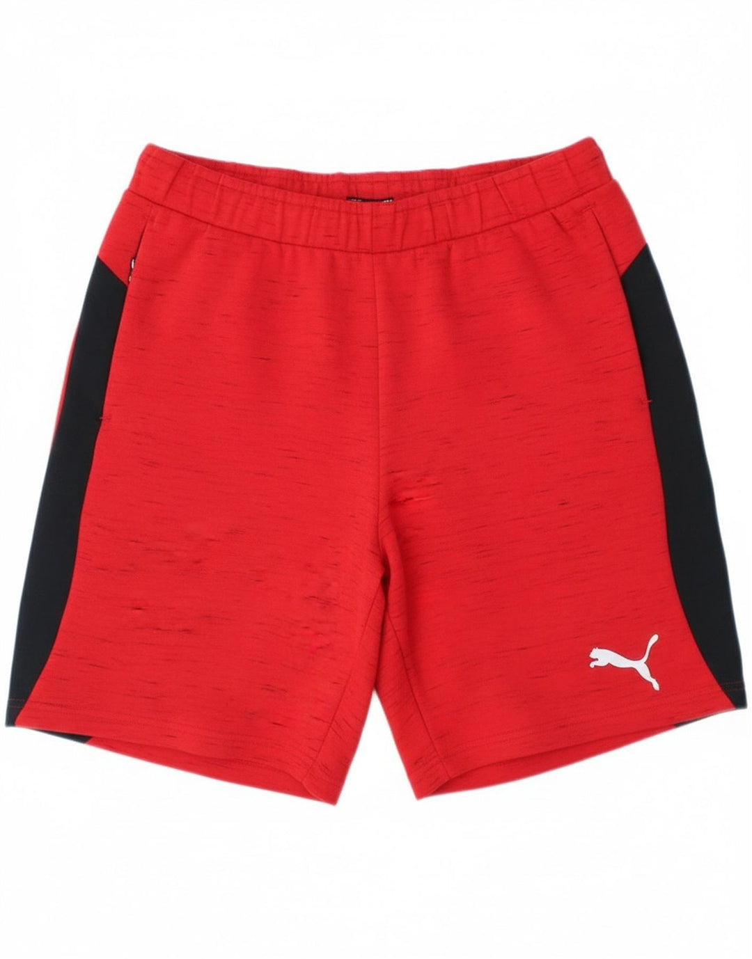 Puma Short de Sport Homme Rouge Moyen Colourblock