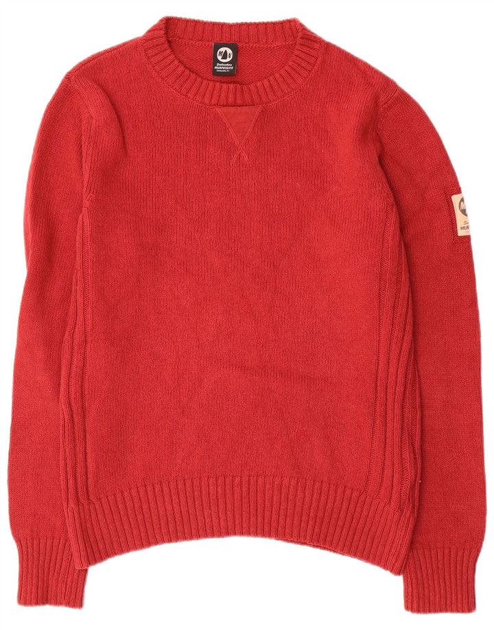 Murphy & Nye Pull Col Rond Homme Rouge Moyen Coton