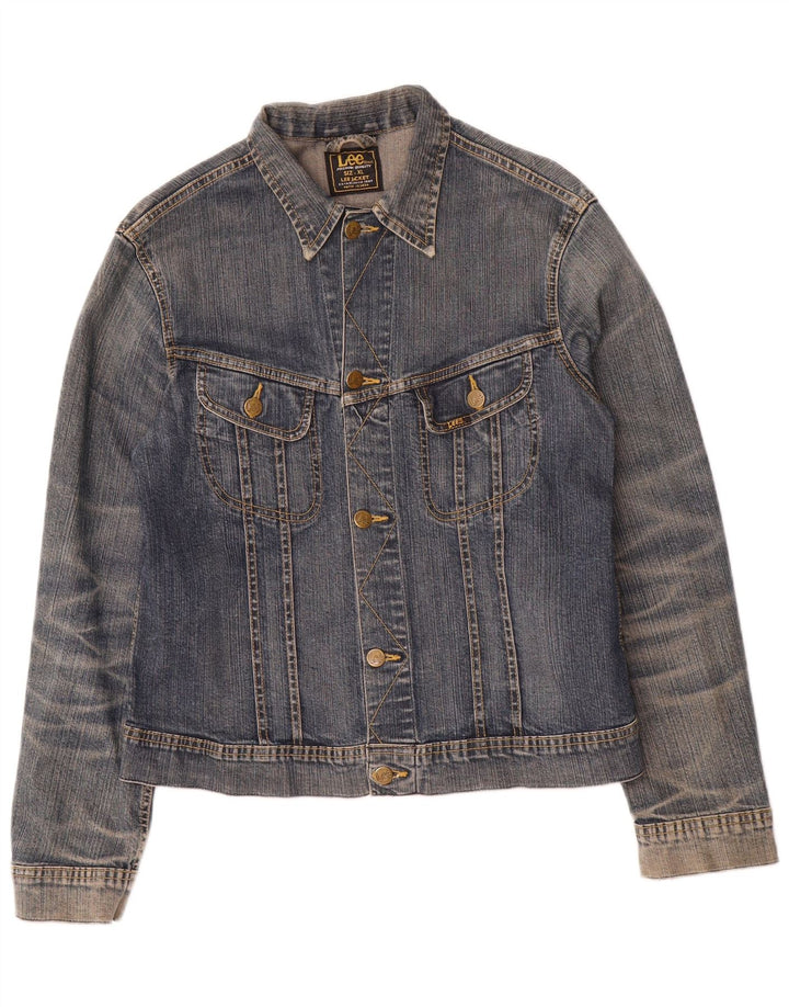 Lee Veste en Jean Garçon 14-15 Ans XL Bleu Coton