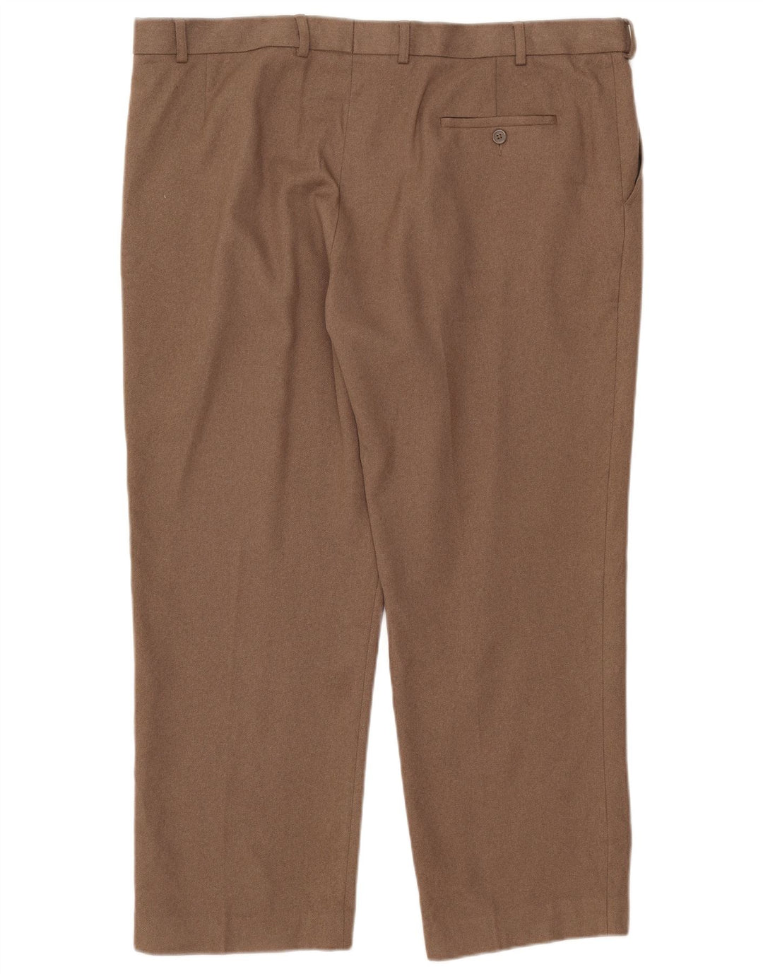Marks & Spencer Pantalon Chino Coupe Regular Homme W42 L29 Marron Polyester