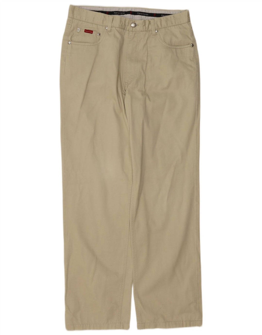 PIERRE CARDIN Pantalon décontracté droit homme W32 L31 Beige
