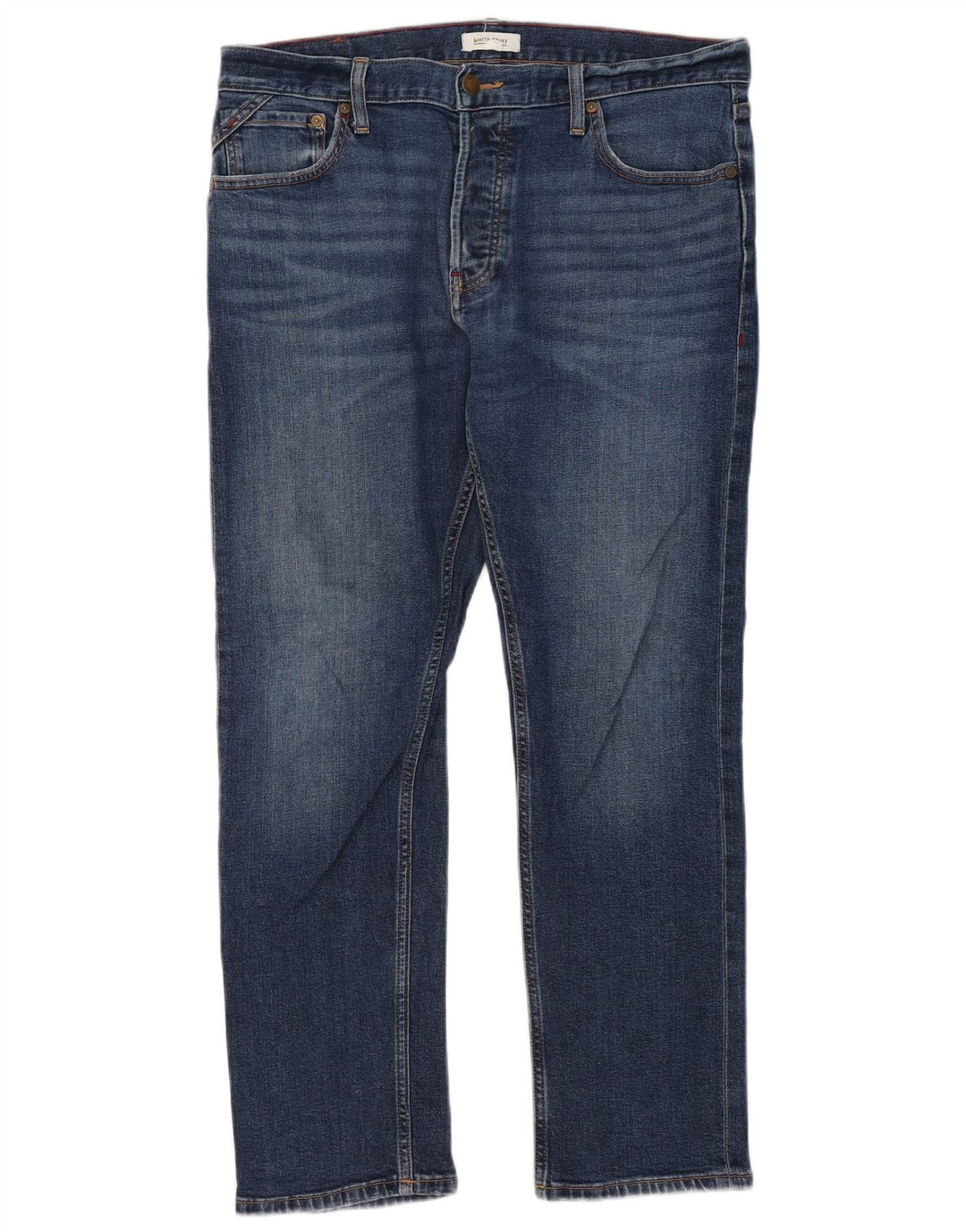 Jean droit homme White Stuff W36 L28 bleu coton