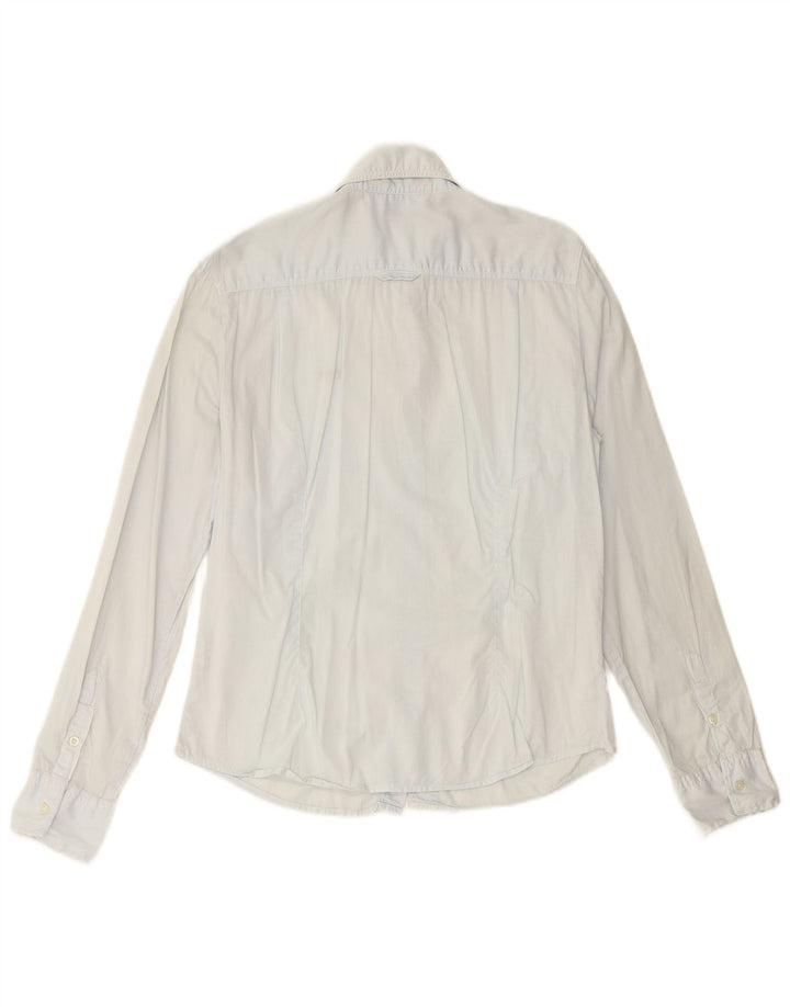 NAPAPIJRI Chemise surdimensionnée Geographic pour femme UK 10 Small Bleu