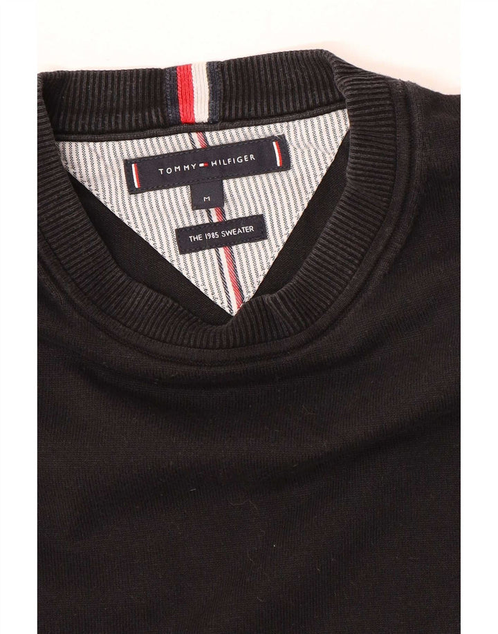 Tommy Hilfiger Pull Ras du Cou Homme Noir Moyen