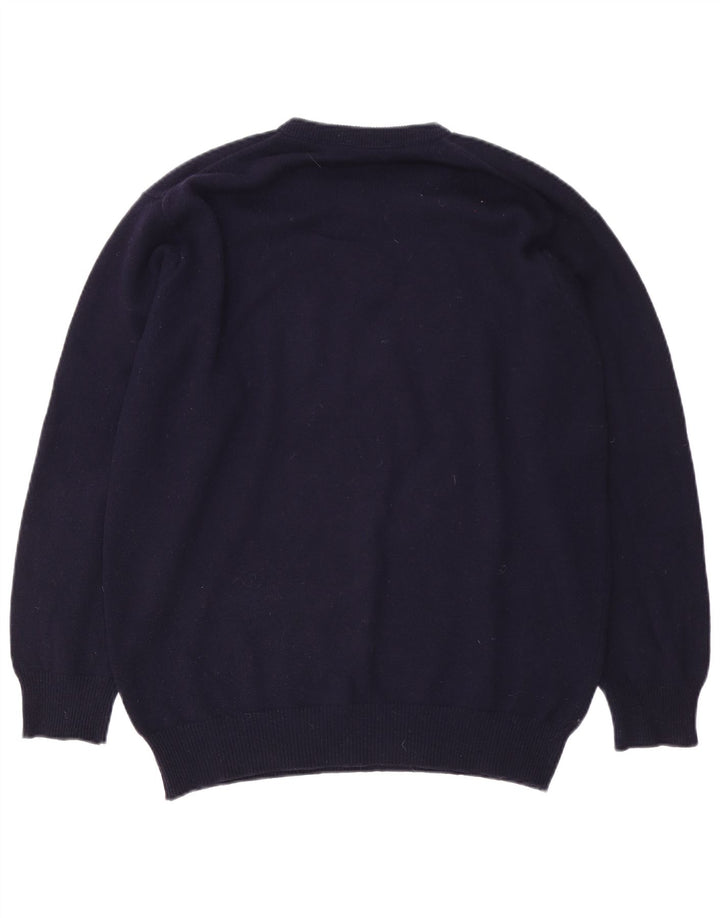 Lyle & Scott Pull Col Ras du Cou Homme Bleu Marine Moyen