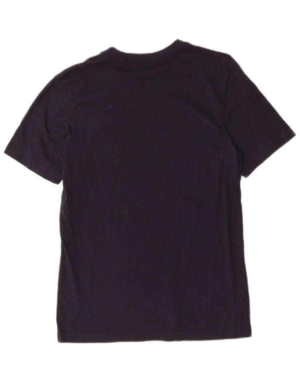Adidas T-shirt graphique pour homme en coton bleu marine Taille S
