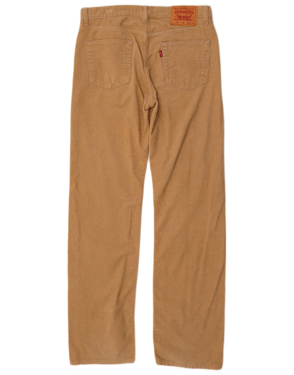 Levi's Pantalon Droit 751 Velours Côtelé Homme W33 L34 Beige Coton