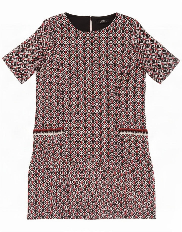 Wallis Robe droite pour femme UK 14 Grand polyester géométrique multicolore