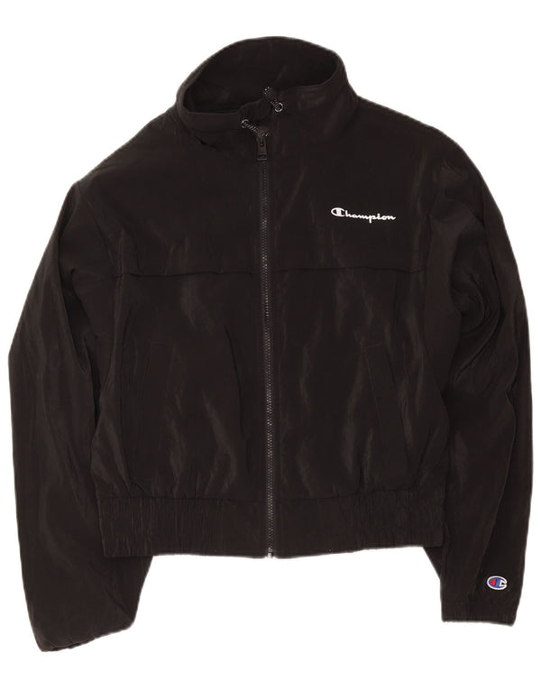Champion Veste de survêtement pour femme UK 14 Medium Noir Polyester