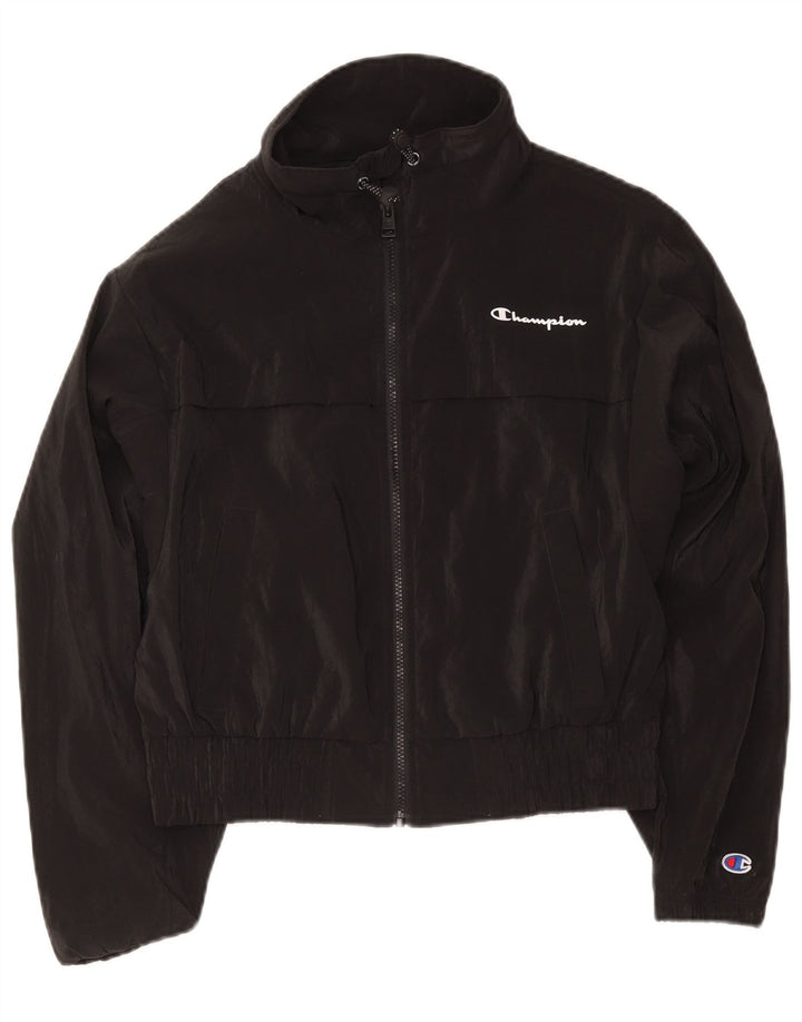 Champion Veste de survêtement pour femme UK 14 Medium Noir Polyester