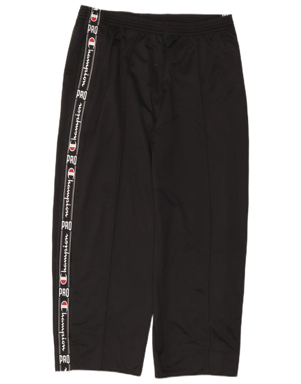 Champion Pantalon de survêtement court graphique pour homme 2XL Noir Polyester