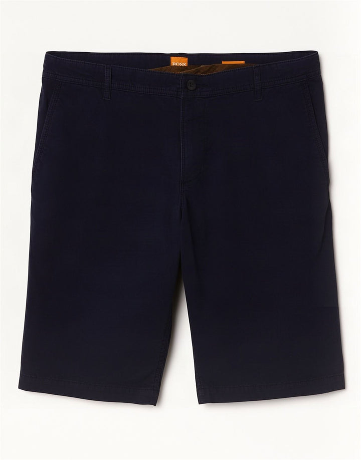 Hugo Boss Short Chino Homme W36 Large Bleu Marine Coton