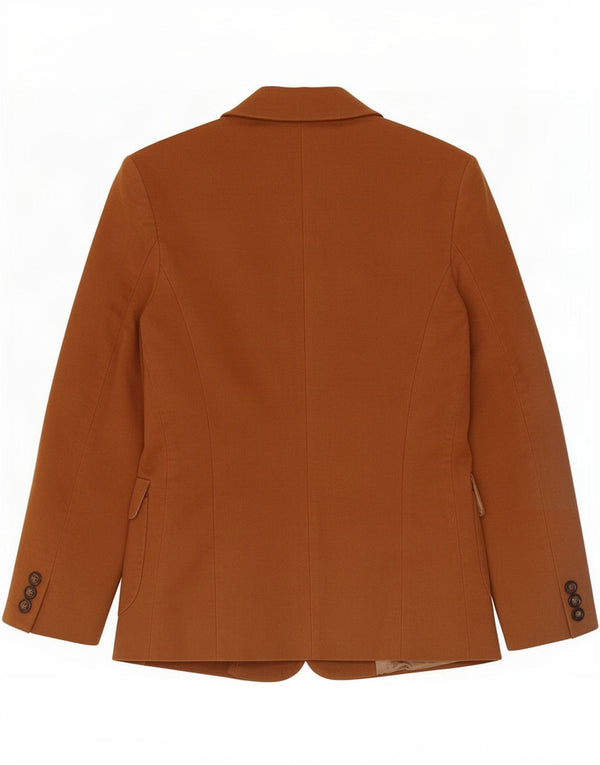 Seventy Veste Blazer 2 Boutons Femme IT 40 Petit Marron Coton