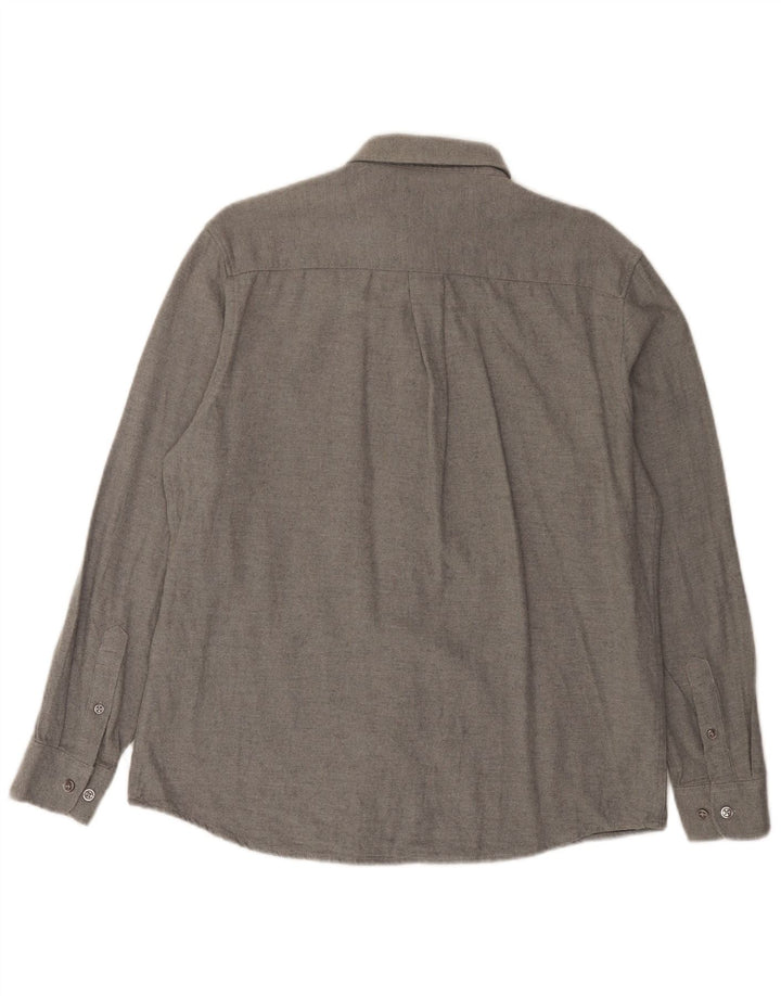 James Pringle Chemise Flanelle Homme Gris Moyen Coton