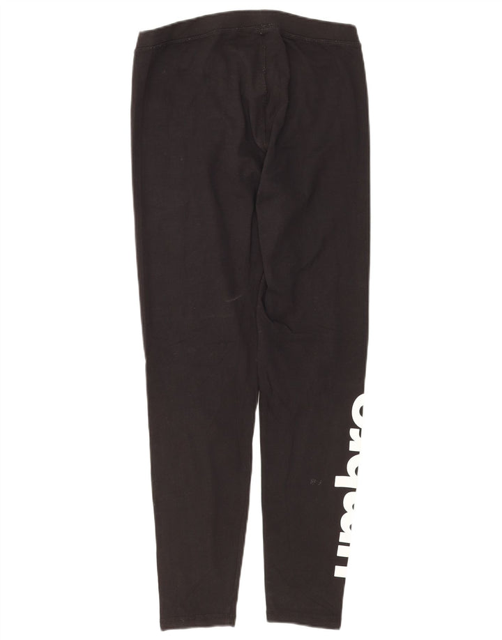 UMBRO Legging court graphique pour femme UK 12 coton noir moyen