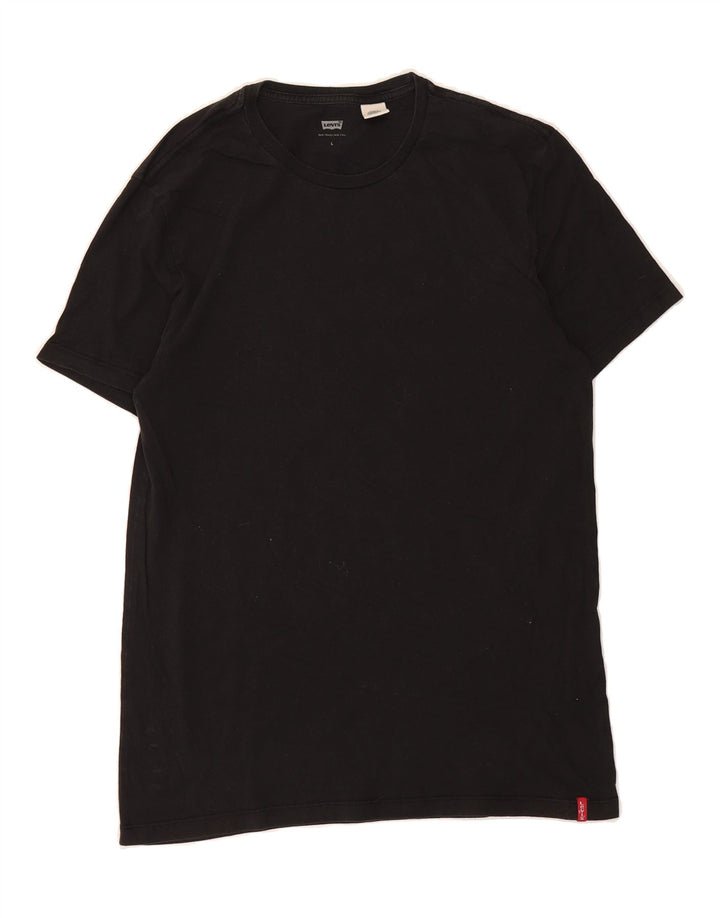 LEVI'S Mens T-Shirt Top Large Black Cotton Vintage Levi's and Second-Hand Levi's from Messina Hembry 