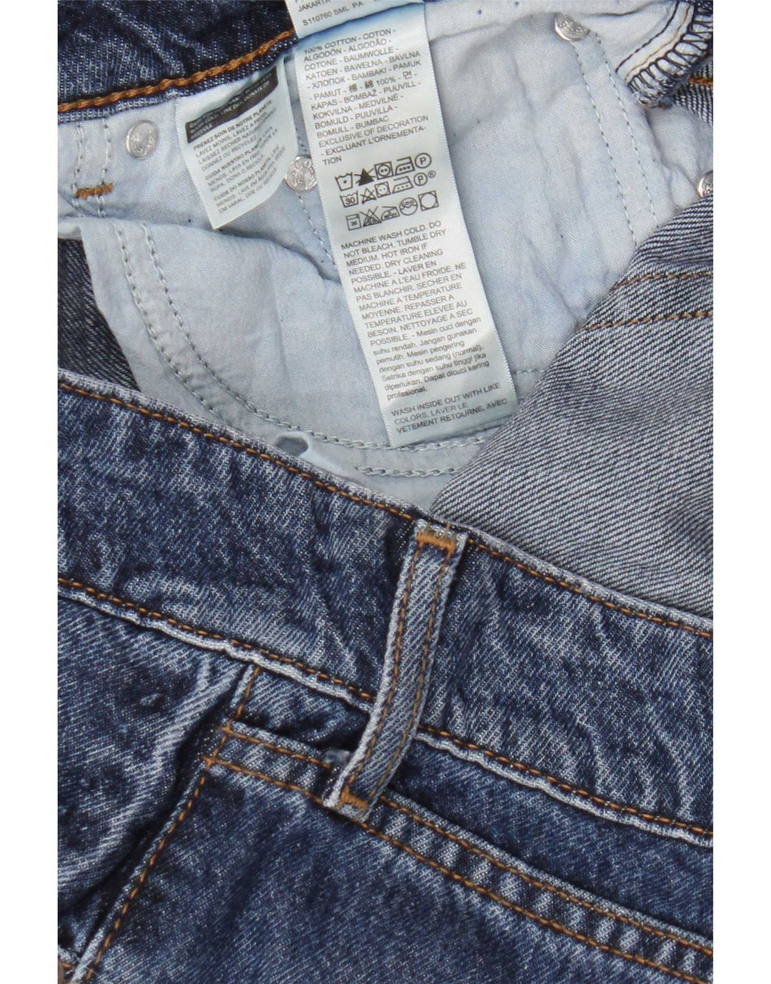 Levi's Jean Super Low Wide Leg Femme W31 L34 Bleu Coton