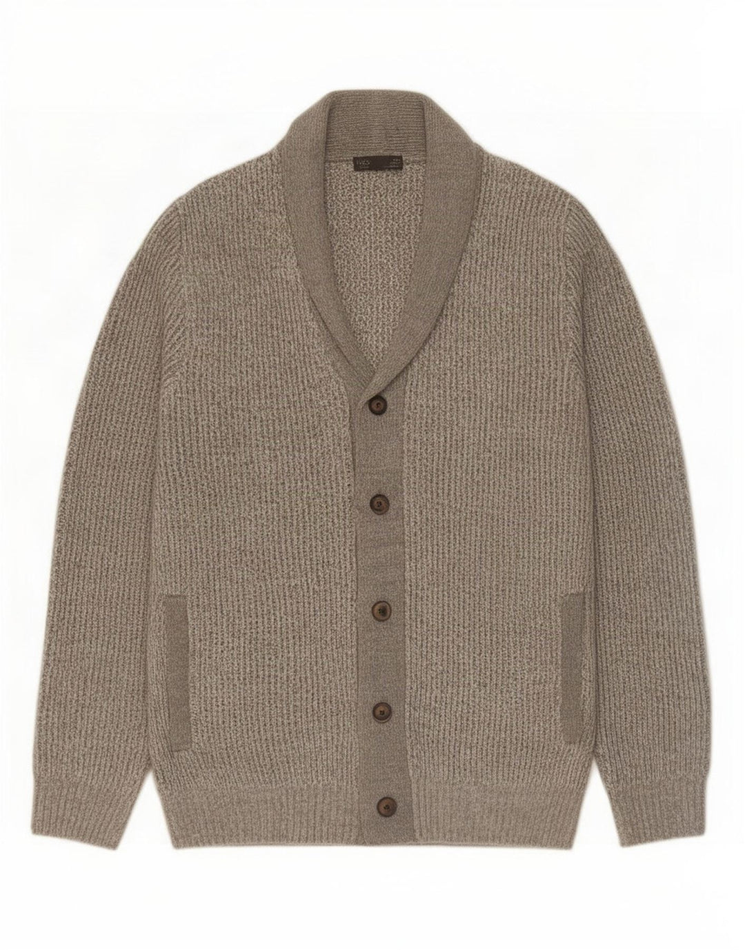 Marks & Spencer Pull Cardigan Homme 2XL Gris Acrylique