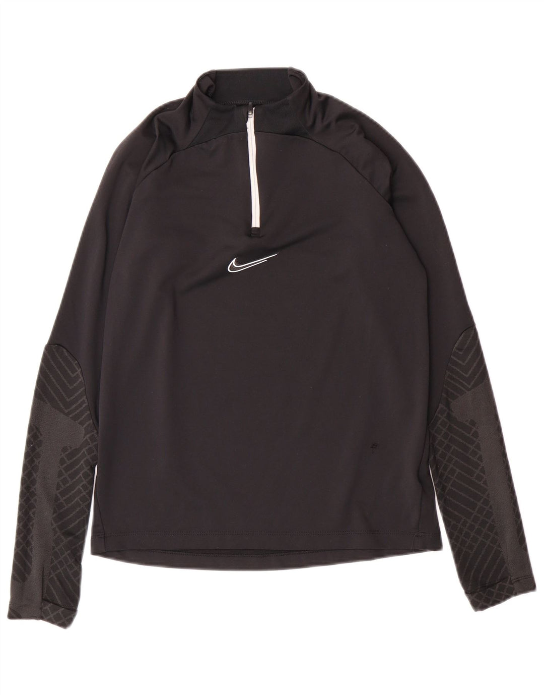 NIKE Haut de survêtement Dri Fit Slim Fit pour garçon 12-13 ans Noir Taille L