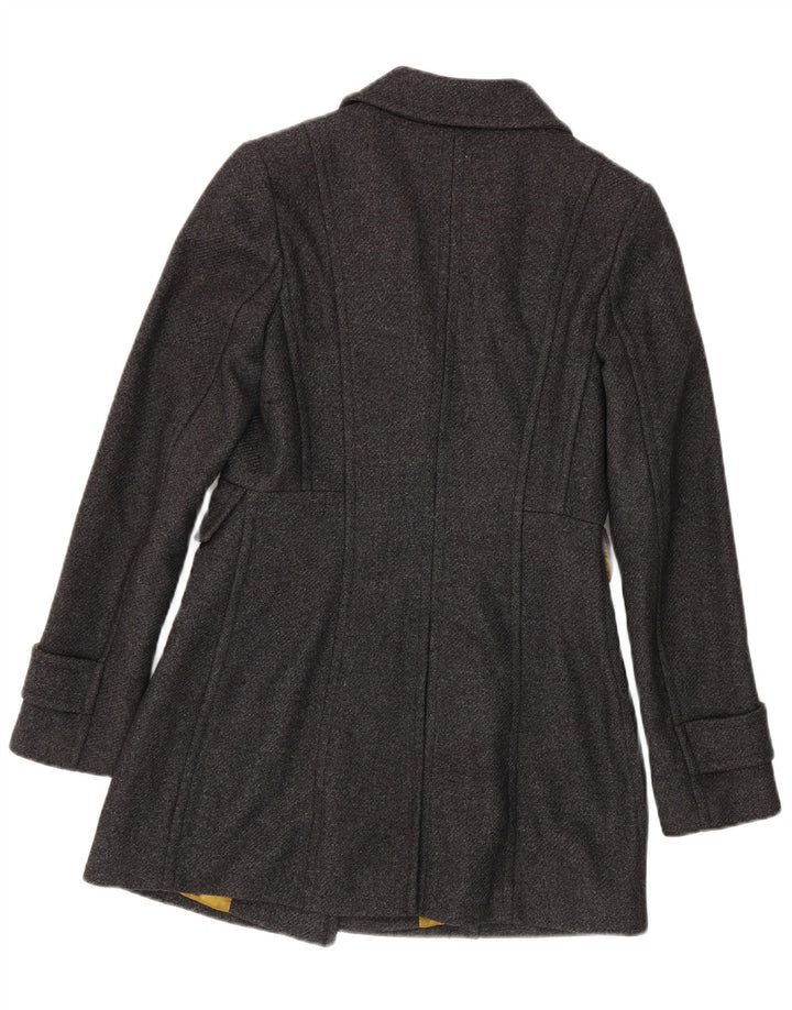 Penny Black Manteau Femme UK 8 Petite Laine Grise