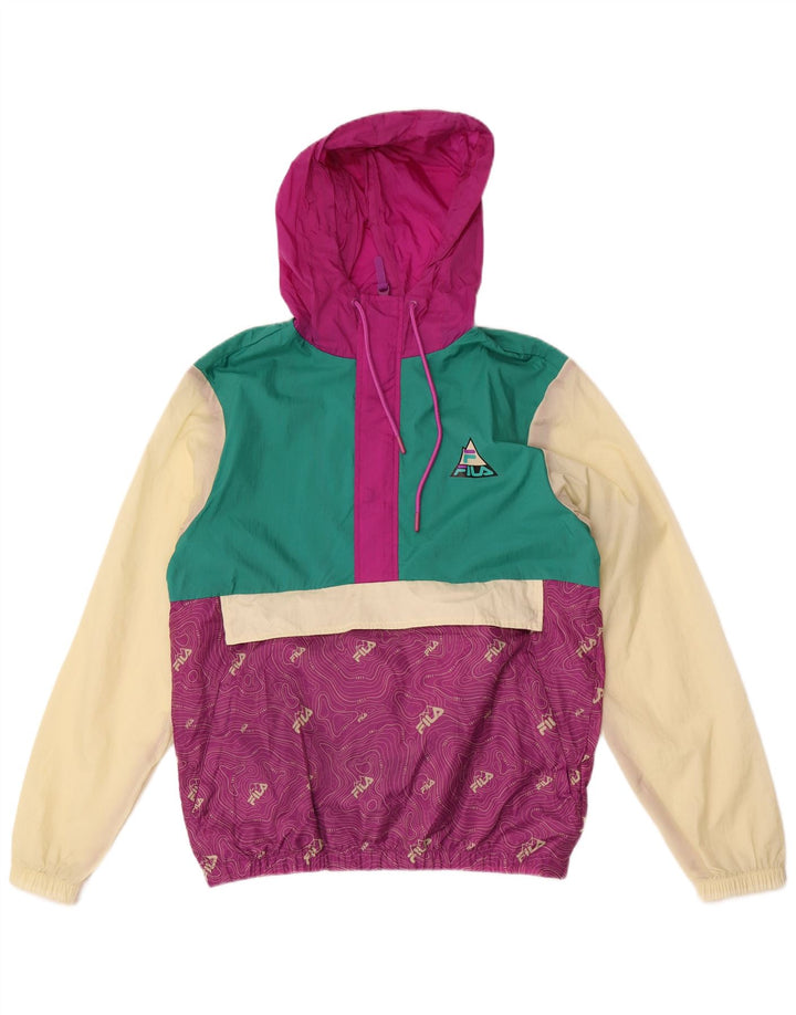 Fila Veste de survêtement graphique pour hommes, petit, violet, colour block