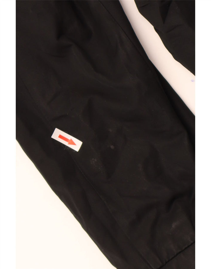 Zara Veste coupe-vent à capuche pour femme UK 18 XL Noir Polyester
