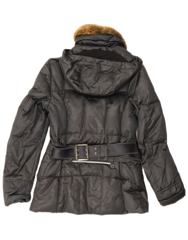 PEUTEREY Veste matelassée à capuche pour femme IT 42 Gris Moyen Coton