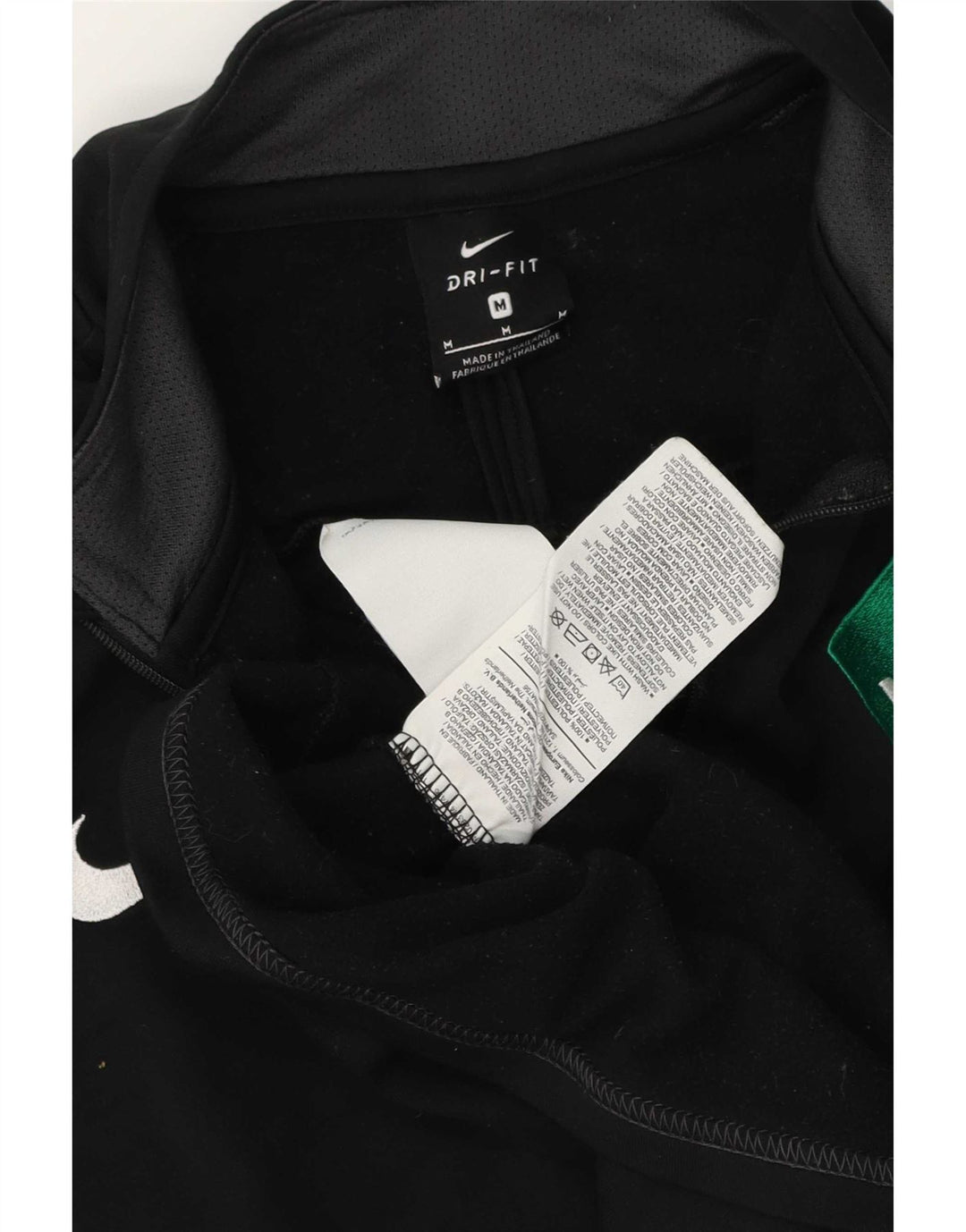 Haut de survêtement Nike Dri Fit Graphic pour homme, color block, noir moyen