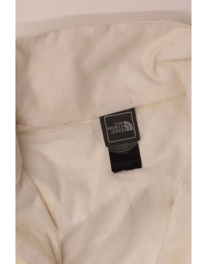 The North Face Veste de pluie à capuche pour femme UK 14 Medium White Nylon