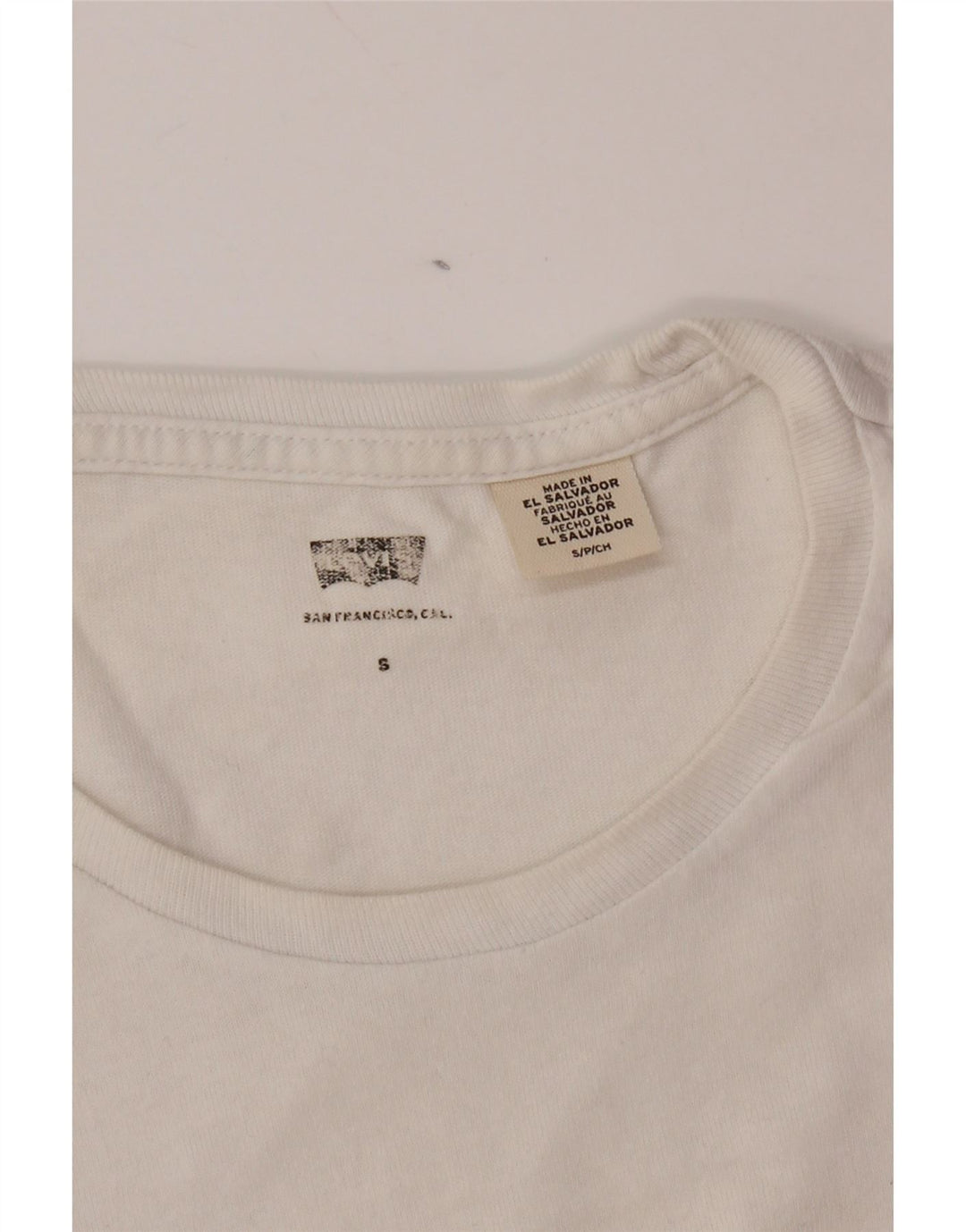 Levi's Tee-Shirt Graphic Homme Petit Blanc