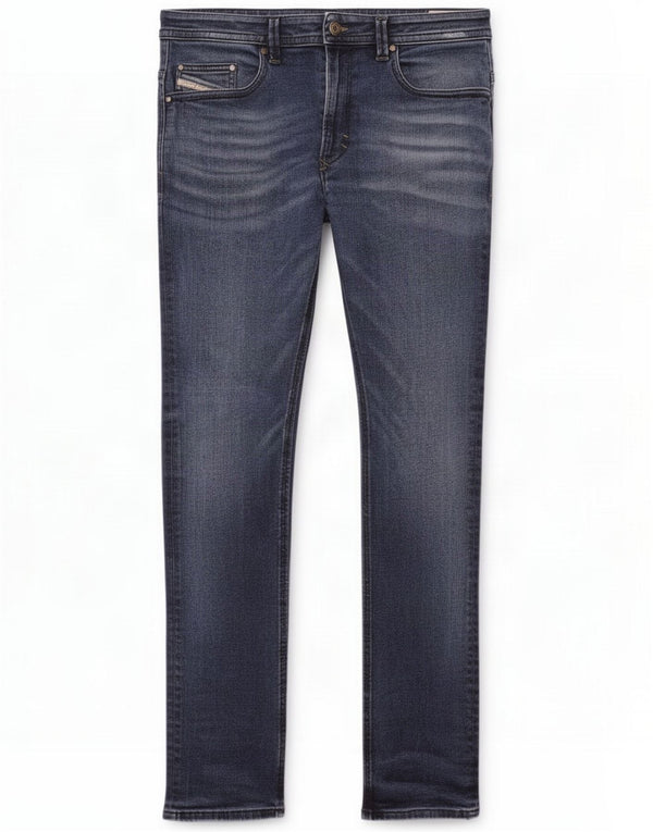 Diesel Mens Thavar Slim Fit Skinny Jeans W36 L32 Bleu Coton