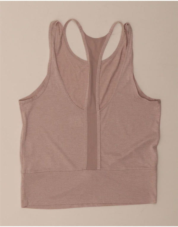 Nike Femme Dri Fit Débardeur UK 12 Rose Moyen Polyester