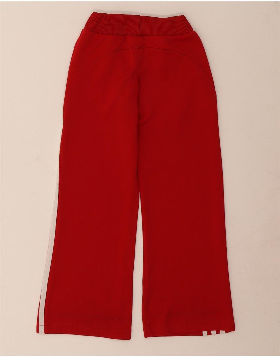 Adidas Pantalon De Survêtement Fille 7-8 Ans Rouge Polyester
