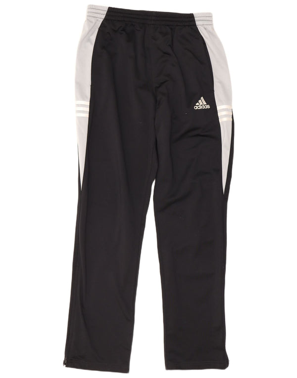 Adidas Pantalon de survêtement pour homme UK 42/44 Large Noir Colourblock Polyester