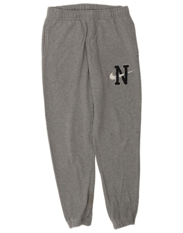 Nike Mens Graphic Tracksuit Trousers Joggers Small Grey Flecked Cotton