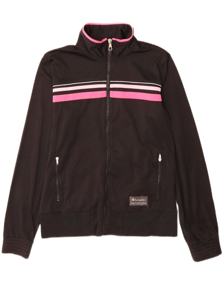 Champion Veste de survêtement Heritage Fit pour femme UK 14 Medium Noir