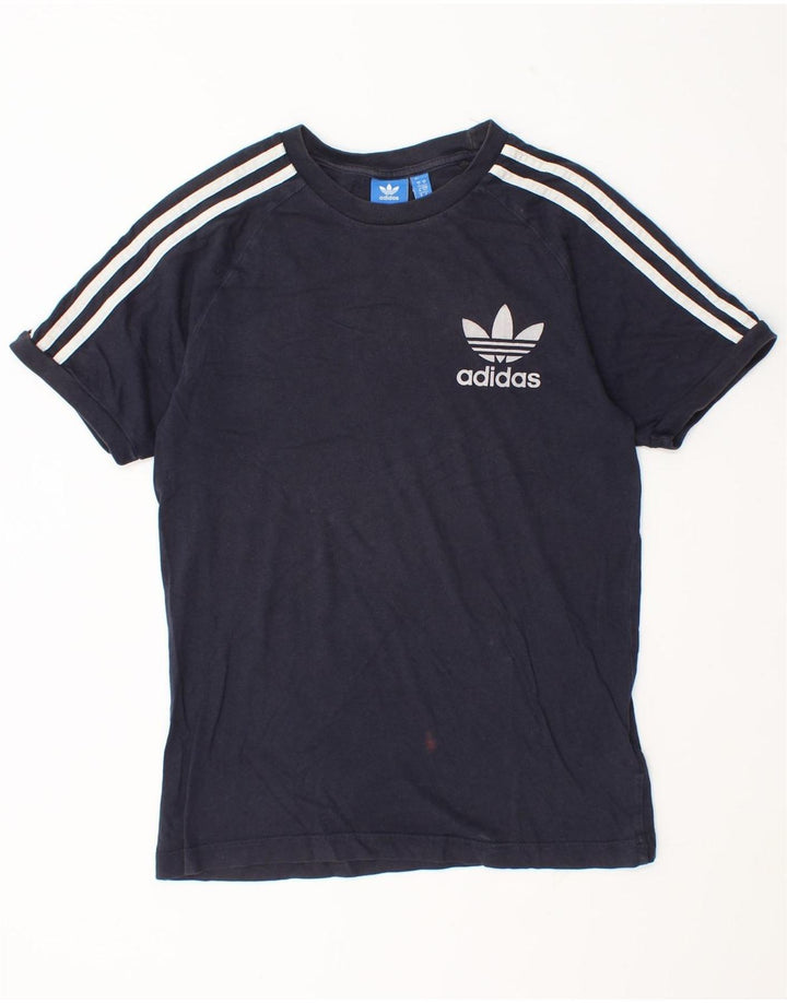 Adidas T-Shirt Homme Haut Petit Bleu Marine Coton