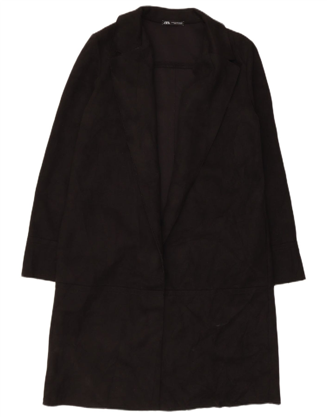 Zara Manteau ouvert pour femme UK 6 XS Noir