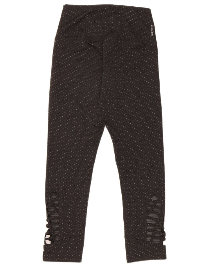 Legging court The North Face pour femme UK 8 petit polyester tacheté noir