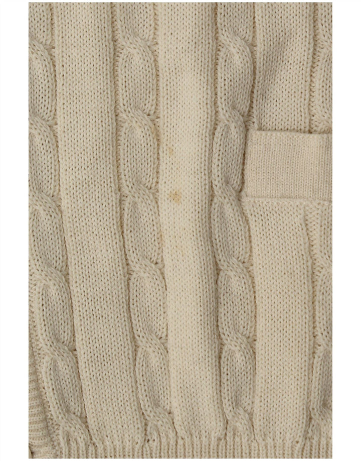 Navigare Cardigan Pull XL Homme Blanc Cassé