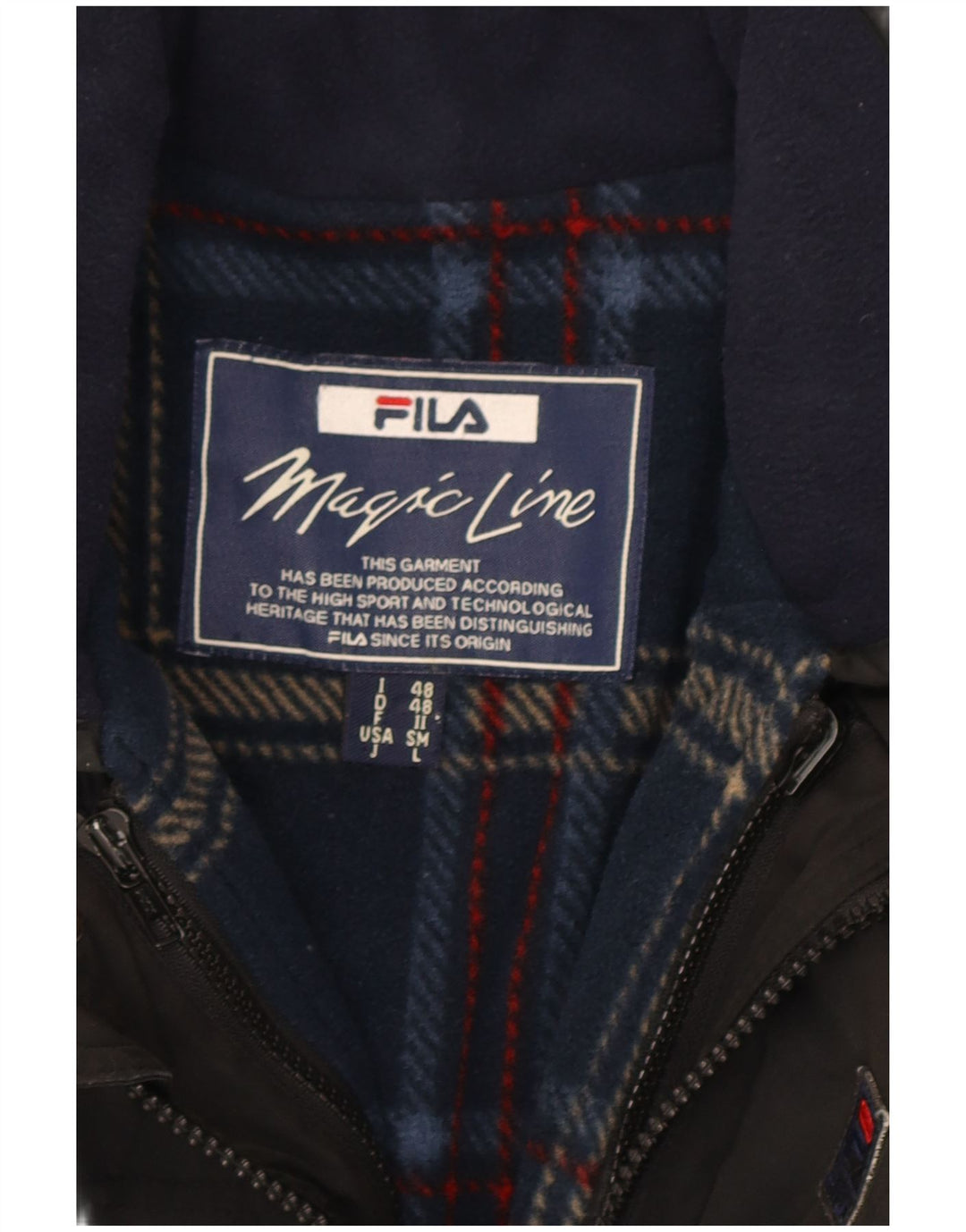 Fila Veste Utilitaire Homme IT 48 Medium Noir Polyester
