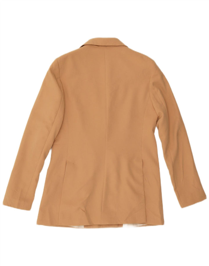 Oasis Veste Blazer Double Boutonnage Femme UK 10 Petit Beige Polyester