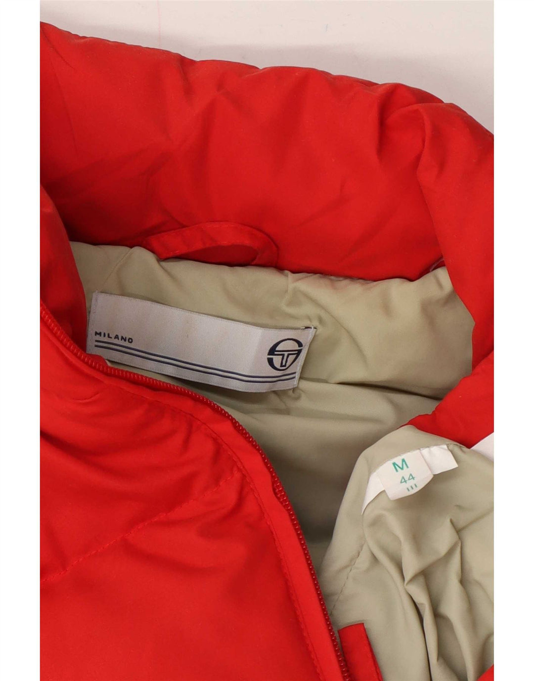 Sergio Tacchini Veste matelassée pour femme IT 44 Rouge moyen