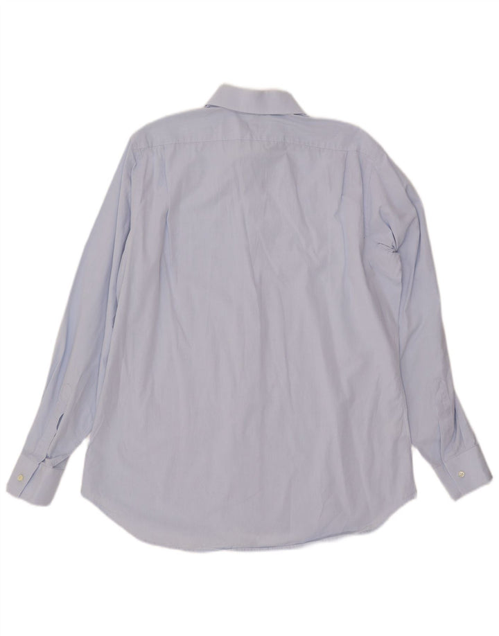 DOLCE & GABBANA Chemise Homme Taille 16 41 Grand Coton Bleu