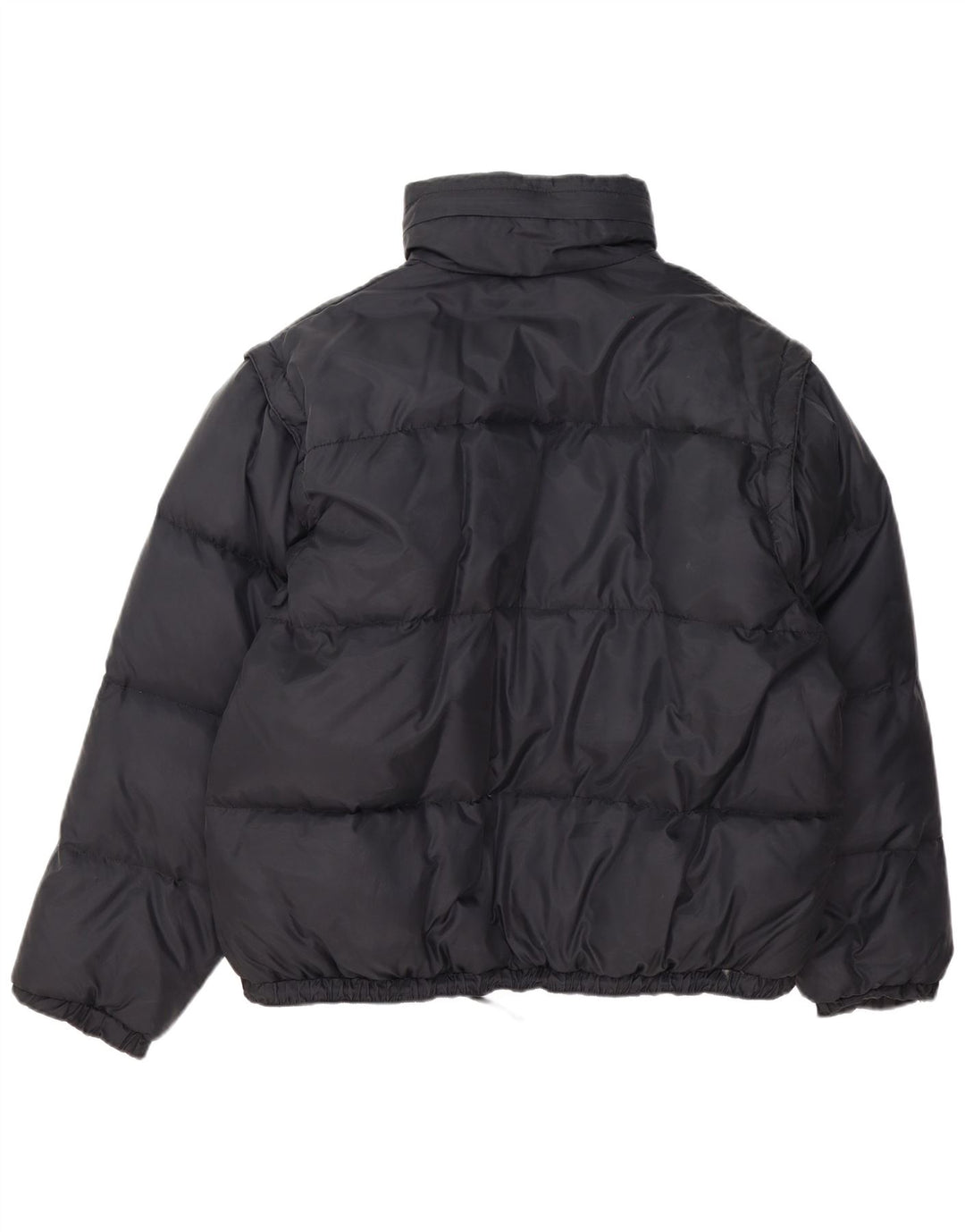 veste rembourrée à capuche vintage pour homme UK 40 Grand nylon noir