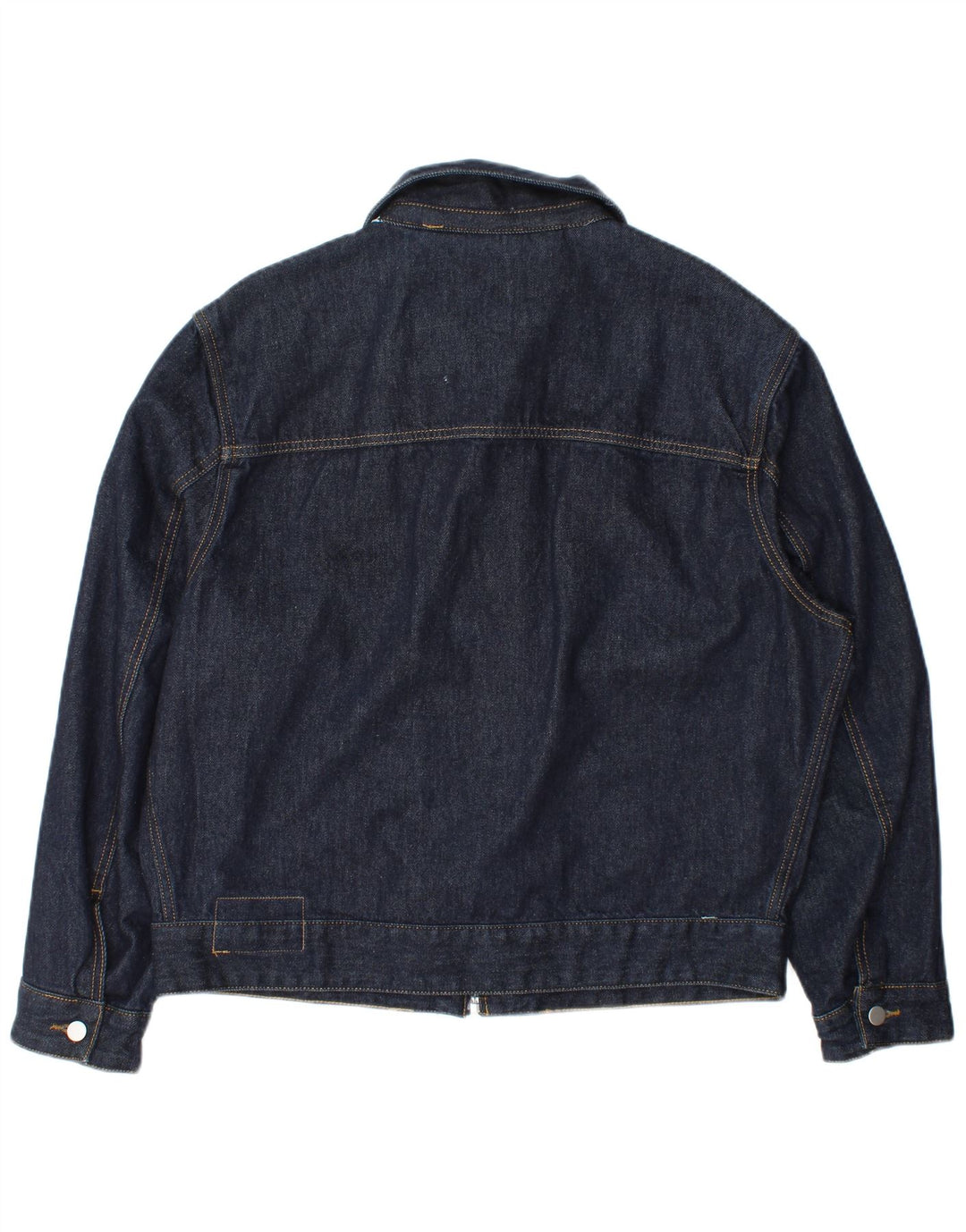 Zara Veste en jean pour homme UK 42 XL Bleu marine Polyester