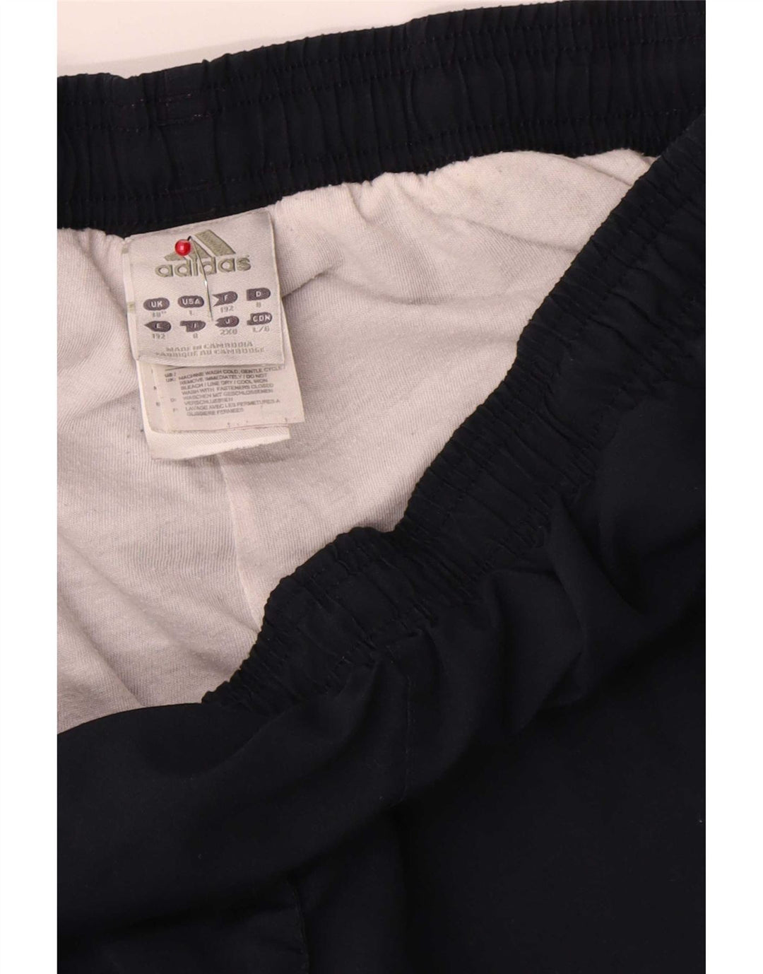 Adidas Pantalon de survêtement pour homme Pantalon de jogging Large Bleu marine Polyester